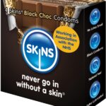 Skins Kondomer Black Chocolate (4-pack)