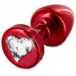 Diogol Anni Heart T1 Cristal Analplugg 25 mm
