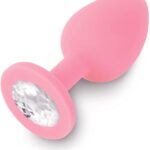 Dolce Piccante: Jewellery Plug Silicone Diamond rosa