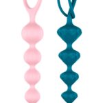 Satisfyer: Beads 2 pieces rosa/turkos